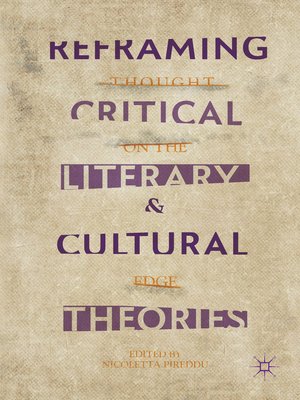 cover image of Reframing Critical, Literary, and Cultural Theories